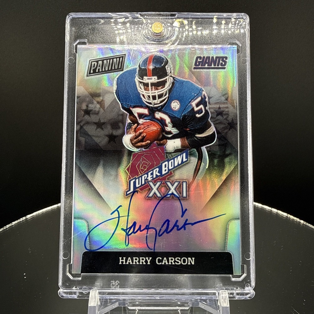 2022 PANINI SPECTRA Auto 2021 Super Bowl Signatures Prizm ON CARD SSP GIANTS